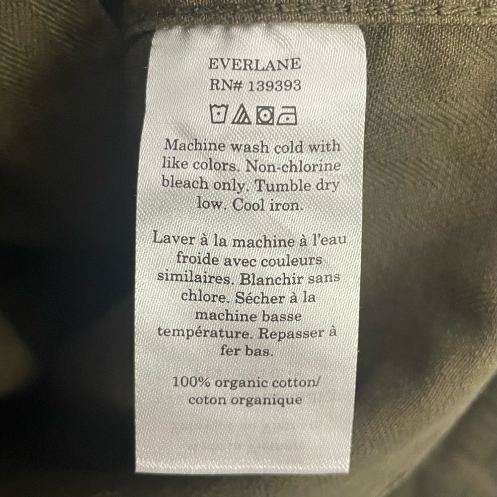 Everlane The Organic Cotton Herringbone Jacket Beech NWT - Picture 10 of 14